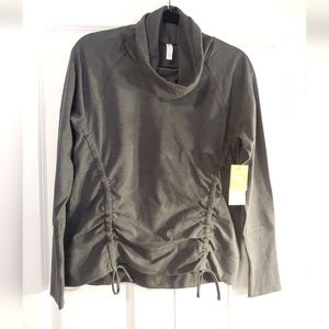 Lucy ruched pullover sweatshirt